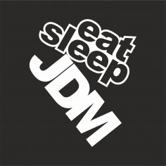 Ye Uyu JDM Sticker Vektör Ücretsiz Vektör