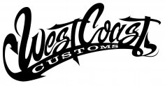 West Coast Customs Logosu Vektörel Ücretsiz Vektör
