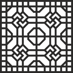 Geometrik Jali Tasarımı Ücretsiz Vektör