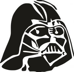 Darth Vader Şablon Vektörü Ücretsiz Vektör