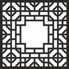 Geometrik Desen Kare Vektör Ücretsiz Vektör