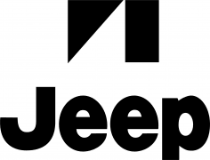 Jeep logosu vektörel çizimi Ücretsiz Vektör