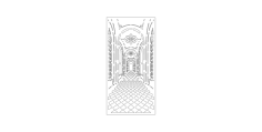 3 Boyutlu Derinlik Ferforje dxf Dosyası