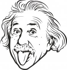 Albert Einstein Vektör Ücretsiz Vektör