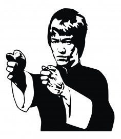 Bruce Lee Vektör Ücretsiz Vektör