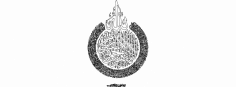 Ayet-el Kürsi dxf Dosyası