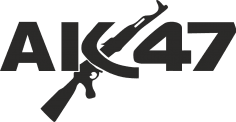 AK 47 Silahları Duvar Sanatı Sticker Vektörü Ücretsiz Vektör
