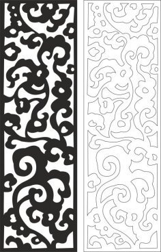 Çiçekli kusursuz desen dxf dosyası