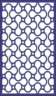 Kusursuz Ayırıcı Panel Desen dxf Dosyası