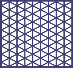 Tekrarlayan Üçgen Deseni DXF Dosyası