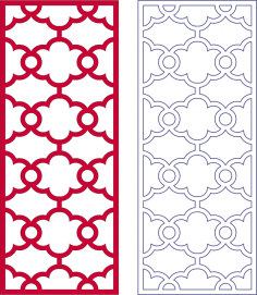 Kafes Desen dxf Dosyası