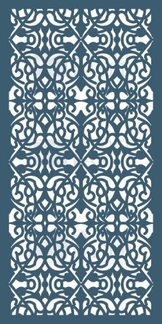 Lazer Kesim Dekoratif Panel dxf Dosyası