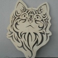 Şirin Yavru Kedi Yüzü Kedi Şablonu Vektörü Ücretsiz Vektör