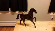 At 3D Puzzle 2mm dxf Dosyası