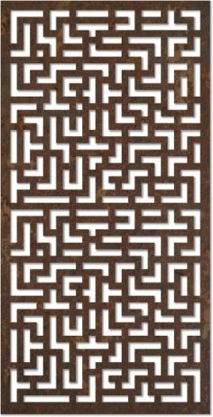 MDF Jali Geometrik Desen Tasarımı dxf Dosyası