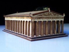 Partenon 3D Puzzle Ücretsiz Vektör