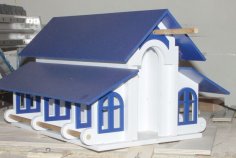 Lazer Kesim Kuş Evi DXF Dosyası