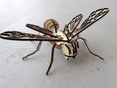 Arı 3D Puzzle Ücretsiz Vektör