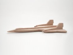 Lockheed SR-71 Blackbird CNC lazer modeli 6mm DXF dosyası