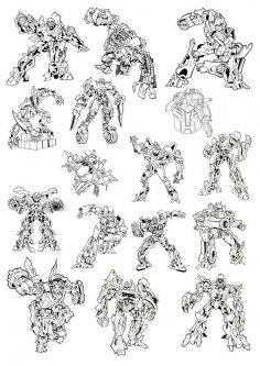 Transformers Ücretsiz Vektör
