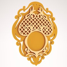 Çerçeve 3D Yapboz DXF Dosyası