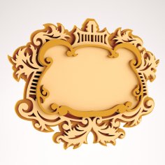 Ahşap Ayna Çerçevesi DXF Dosyası