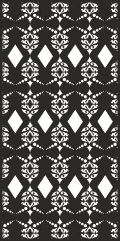 Vektörel sorunsuz damasko deseni Ücretsiz Vektör
