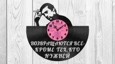 Vysotsky V vinil saat kendin yap Ücretsiz Vektör
