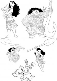 Moana Ücretsiz Vektör