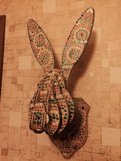 Tavşan Kafası 3D Puzzle Ücretsiz Vektör