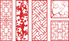 Vektör Sanatı CNC Desenleri Ücretsiz Vektör