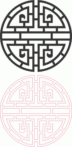 Aşkın Antik Sembolleri DXF Dosyası