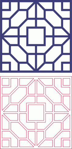 DXF Desen Tasarımları 2D 137 DXF Dosyası