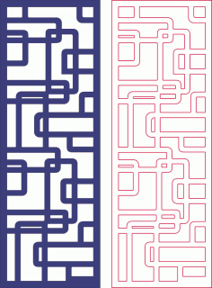 DXF Desen Tasarımları 2D 166 DXF Dosyası