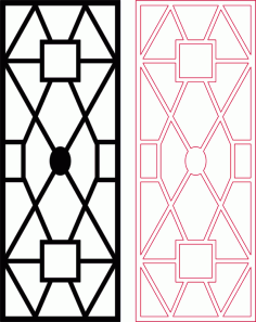 DXF Desen Tasarımları 2D 155 DXF Dosyası