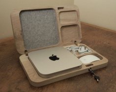 Meşe Mac Mini Kasası DXF Dosyası