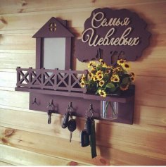 Anahtarlar için askı anahtarlık Ücretsiz Vektör