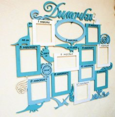 Dinozorlu Çerçeveler Çocuk Ücretsiz Vektör