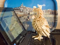 Lazer Kesim Kontraplak Baykuş 3D Puzzle Desen Dosyası
