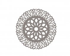 Vektör Hint Mandala DXF Dosyası