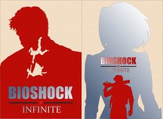 Bioshock Infinite Elizabeth Poster Vektör Ücretsiz Vektör
