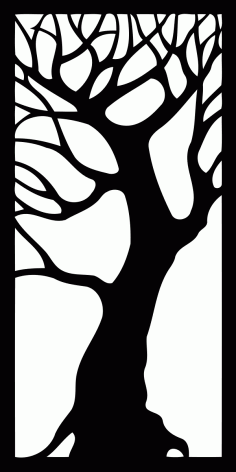 Ağaç – Dekoratif Panel DXF Dosyası