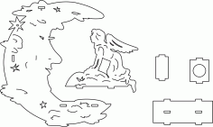 Ay Lambası DXF Dosyası