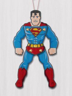Superman Kağıt Kukla Ücretsiz Vektör