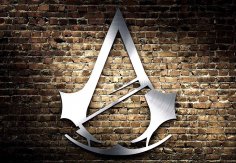 Assassin's Creed Logosu DXF Dosyası