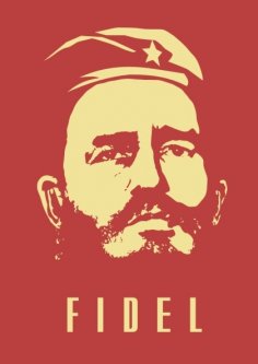 Fidel Castro Ücretsiz Vektör
