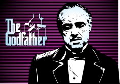 Marlon Brando Baba Posteri Ücretsiz Vektör