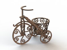 Küçük Bisiklet 3mm DXF Dosyası