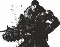 Gears of War Vektör Ücretsiz Vektör