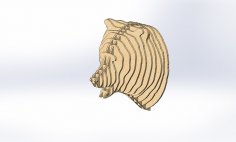 Ayı 3D Puzzle Planları Ücretsiz Vektör